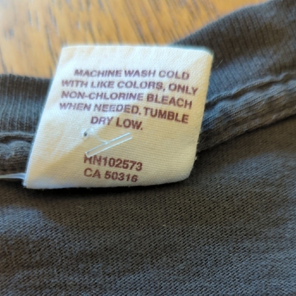 Men's Hollister HCO 1922 Gray Long Sleeve Shirt - Picture 6 of 6